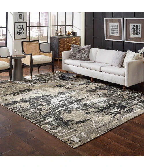 Oriental Weavers Area Rug Bowen 109E2 Black 2' 3" X  7' 6" Runner