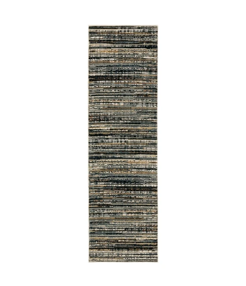 Oriental Weavers Area Rug Bowen 1332H Black 5' 3" X  7' 6"