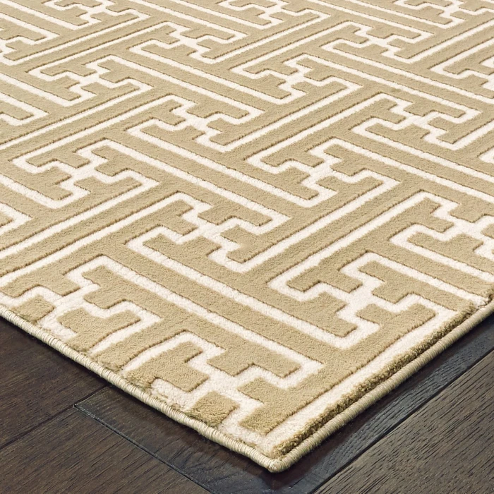 Oriental Weavers Area Rug Bowen 1333Y Gold 7'10" X 10'10"