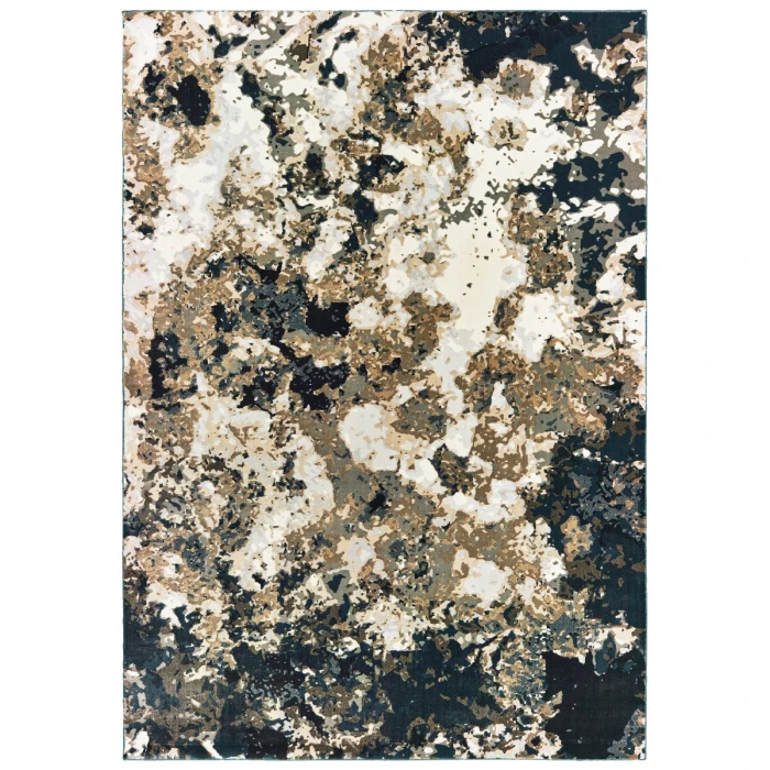 Oriental Weavers Area Rug Bowen 1808Q Navy 7'10" X 10'10"