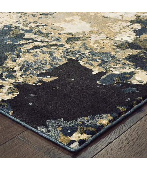 Oriental Weavers Area Rug Bowen 1808Q Navy 6' 7" X  9' 6"