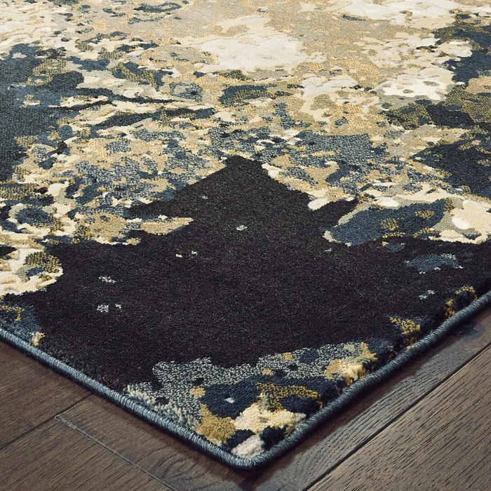 Oriental Weavers Area Rug Bowen 1808Q Navy 7'10" X 10'10"