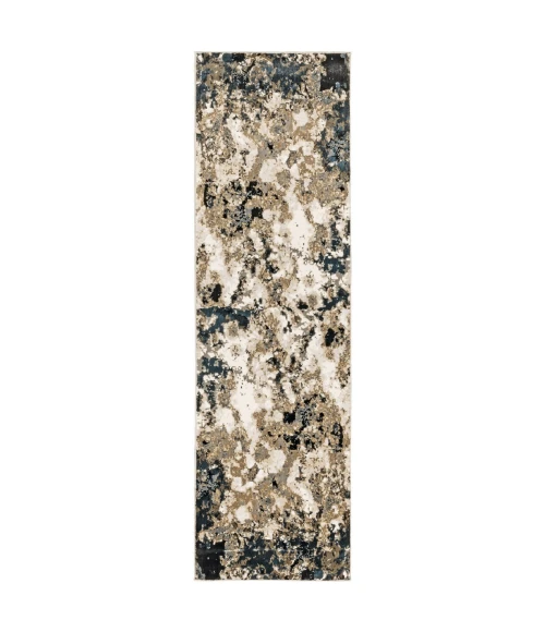 Oriental Weavers Area Rug Bowen 1808Q Navy 6' 7" X  9' 6"