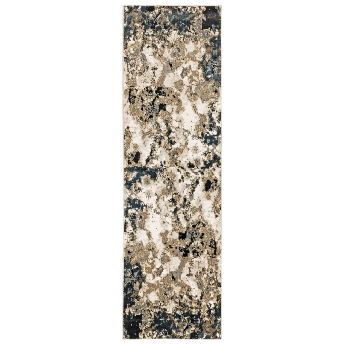 Oriental Weavers Area Rug Bowen 1808Q Navy 7'10" X 10'10"