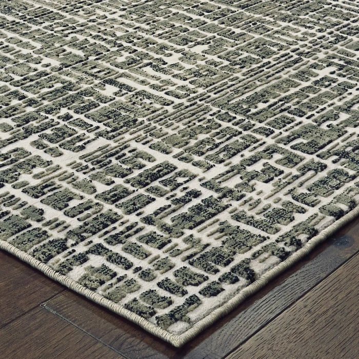 Oriental Weavers Area Rug Bowen 2066W Grey 9'10" X 12'10"