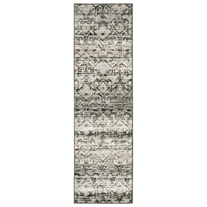 Oriental Weavers Area Rug Bowen 042H2 Grey 6' 7" X  9' 6"