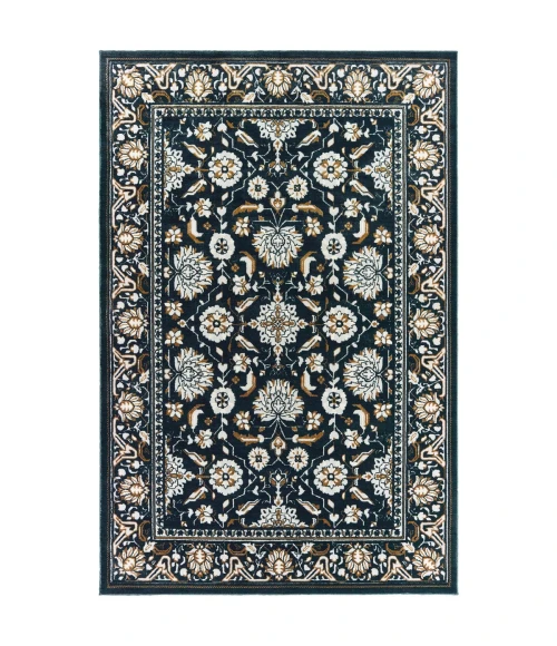 Oriental Weavers Area Rug Bowen 534L2 Navy 3'10" X  5' 5"