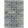 Oriental Weavers Bowen 5506E Navy/ Ivory Area Rug 3 ft. 10 in. X 5 ft. 5 in. Rectangle
