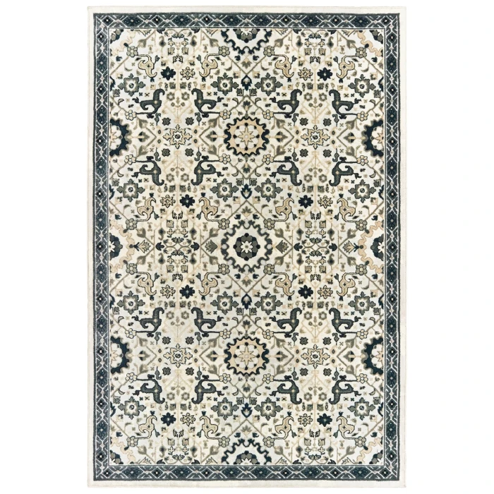 Oriental Weavers Area Rug Bowen 073J2 Ivory 3'10" X  5' 5"