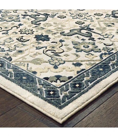 Oriental Weavers Area Rug Bowen 073J2 Ivory 3'10" X  5' 5"
