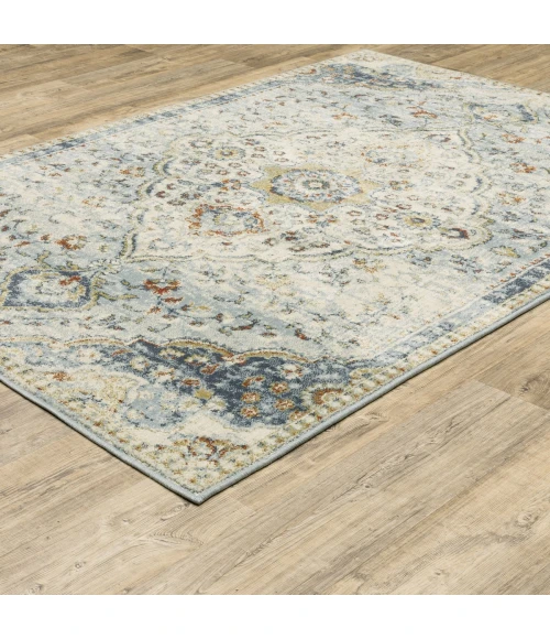 Oriental Weavers Area Rug Branson BR01A Blue 1'10" X  7' 3" Runner