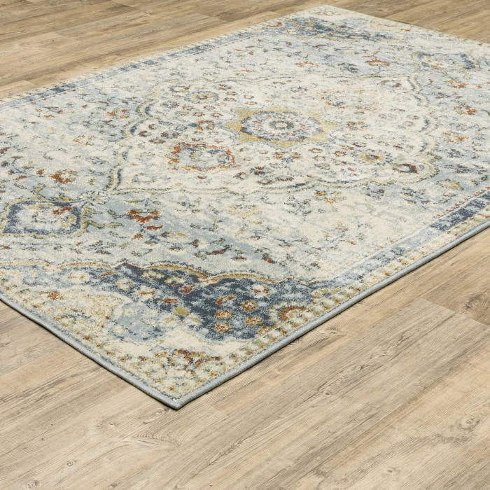 Oriental Weavers Area Rug Branson BR01A Blue 1'10" X  7' 3" Runner