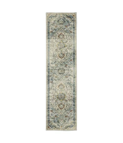 Oriental Weavers Branson Br01A Blue/ Multi Area Rug 1 ft. 10 in. X 7 ft. 3 in. Runner