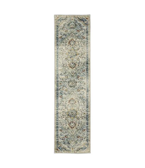 Oriental Weavers Area Rug Branson BR01A Blue 1'10" X  7' 3" Runner