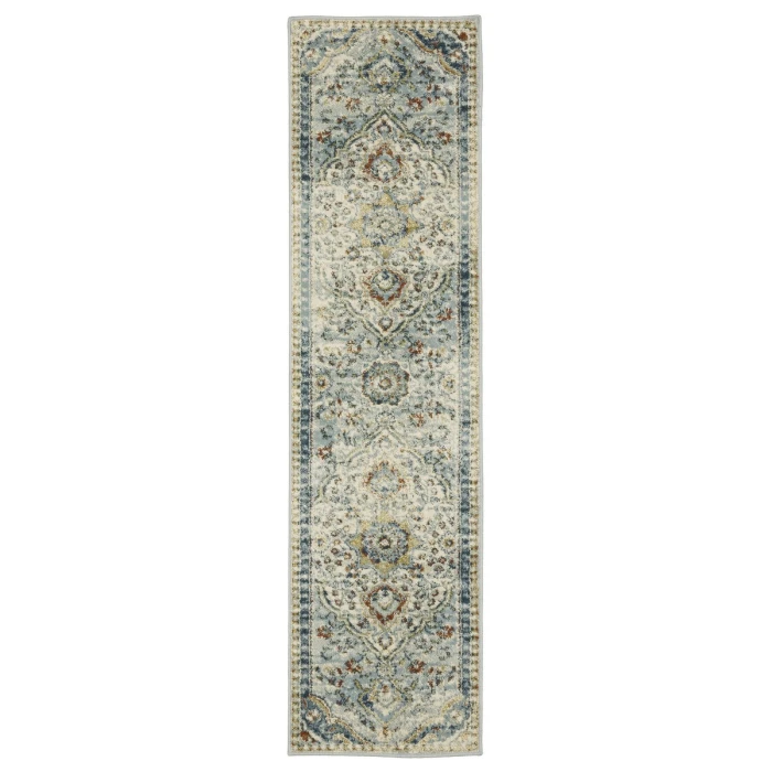 Oriental Weavers Area Rug Branson BR01A Blue 1'10" X  7' 3" Runner