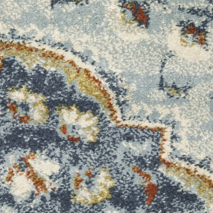 Oriental Weavers Area Rug Branson BR01A Blue 1'10" X  7' 3" Runner
