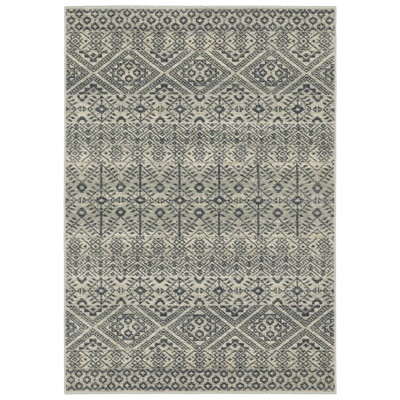 Oriental Weavers Area Rug Branson BR02A Blue 3' 3" X  5'
