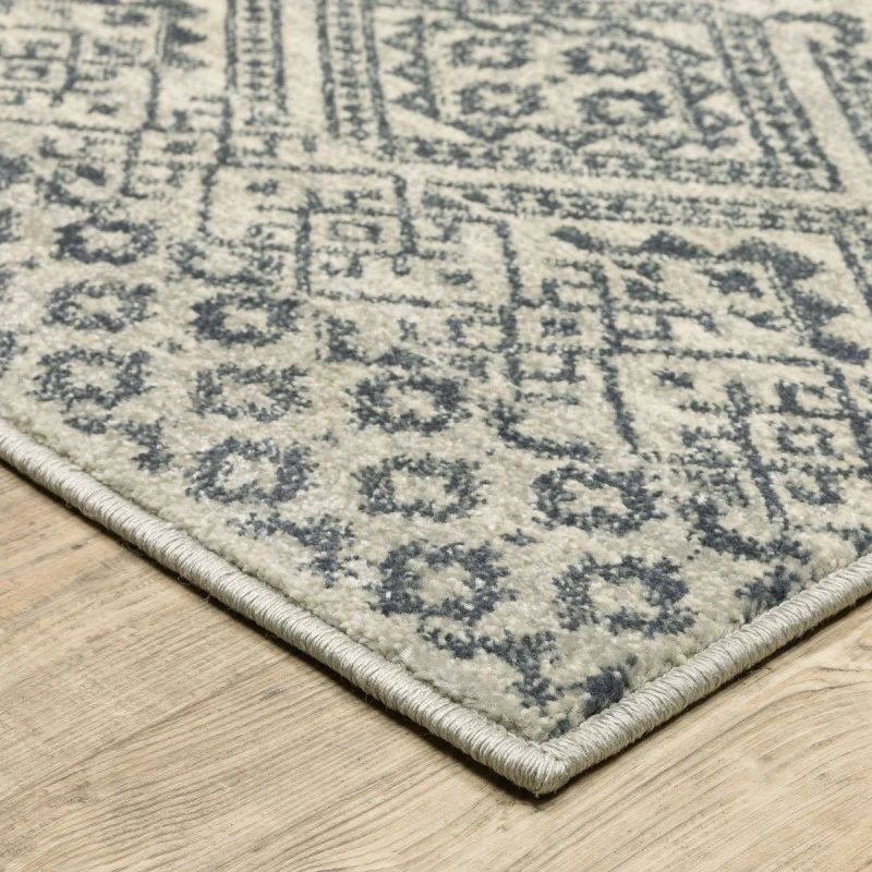 Oriental Weavers Area Rug Branson BR02A Blue 3' 3" X  5'