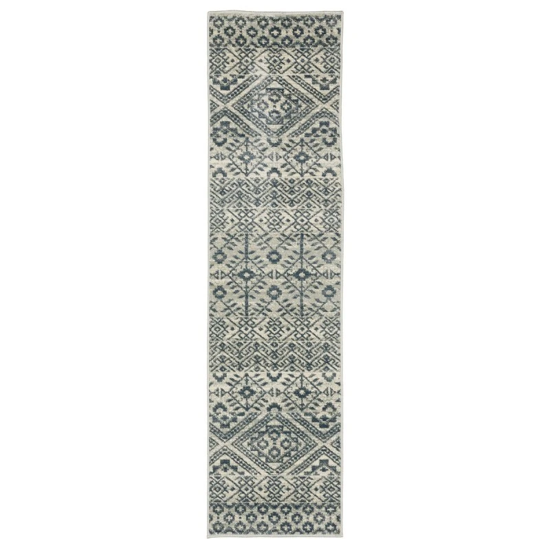 Oriental Weavers Area Rug Branson BR02A Blue 3' 3" X  5'