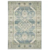 Oriental Weavers Branson Br03A Blue/ Beige Area Rug 1 ft. 10 in. X 7 ft. 3 in. Runner