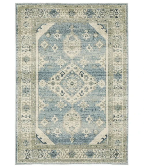 Oriental Weavers Area Rug Branson BR03A Blue 1'10" X  7' 3" Runner