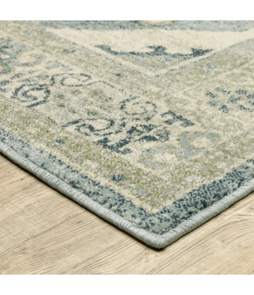 Oriental Weavers Area Rug Branson BR03A Blue 1'10" X  7' 3" Runner