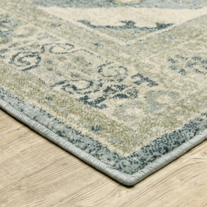 Oriental Weavers Area Rug Branson BR03A Blue 1'10" X  7' 3" Runner