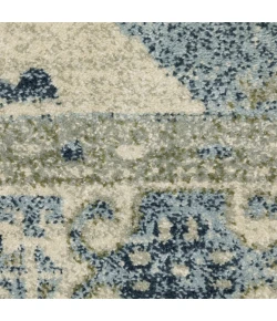 Oriental Weavers Branson Br03A Blue/ Beige Area Rug 1 ft. 10 in. X 7 ft. 3 in. Runner