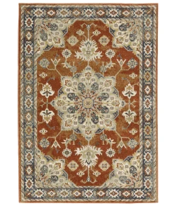 Oriental Weavers Branson Br04A Rust/ Beige Area Rug 1 ft. 10 in. X 7 ft. 3 in. Runner