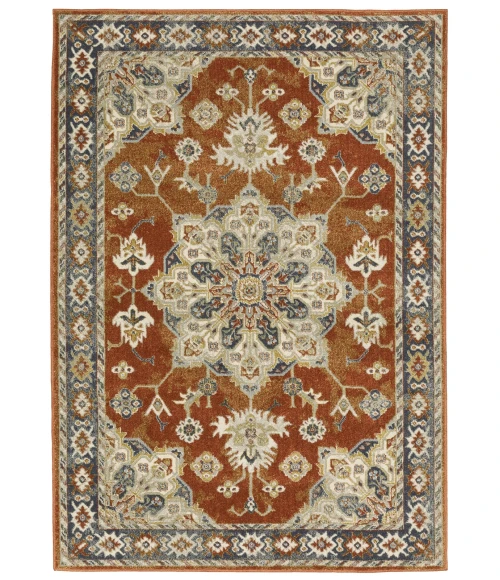 Oriental Weavers Area Rug Branson BR04A Rust 1'10" X  7' 3" Runner