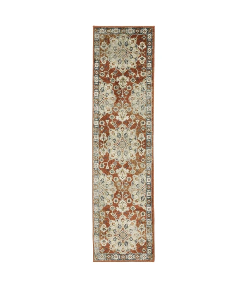 Oriental Weavers Area Rug Branson BR04A Rust 1'10" X  7' 3" Runner