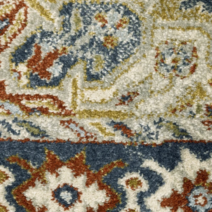 Oriental Weavers Area Rug Branson BR04A Rust 5' 3" X  7' 3"