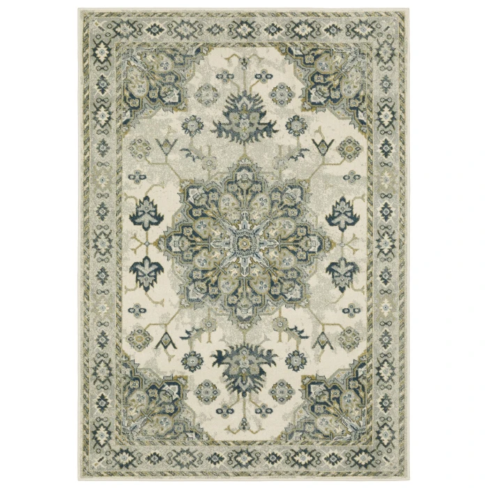 Oriental Weavers Area Rug Branson BR04B Ivory 3' 3" X  5'