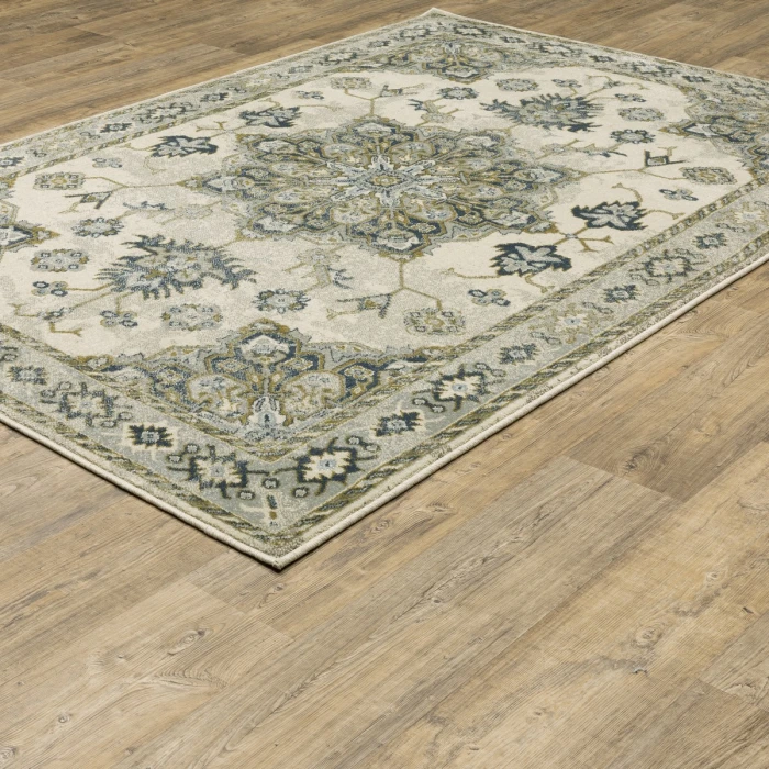 Oriental Weavers Area Rug Branson BR04B Ivory 3' 3" X  5'