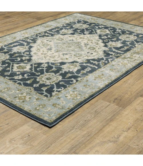 Oriental Weavers Area Rug Branson BR05A Blue 1'10" X  7' 3" Runner