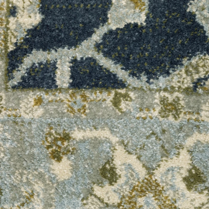 Oriental Weavers Area Rug Branson BR05A Blue 9'10" X 12'10"