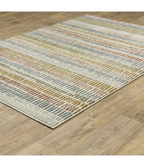 Oriental Weavers Area Rug Branson BR06A Ivory 9'10" X 12'10"