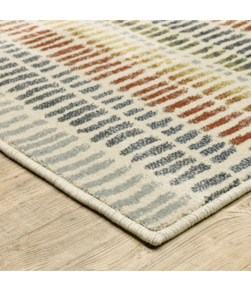 Oriental Weavers Area Rug Branson BR06A Ivory 9'10" X 12'10"