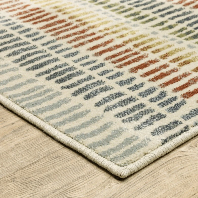 Oriental Weavers Area Rug Branson BR06A Ivory 6' 7" X  9' 2"