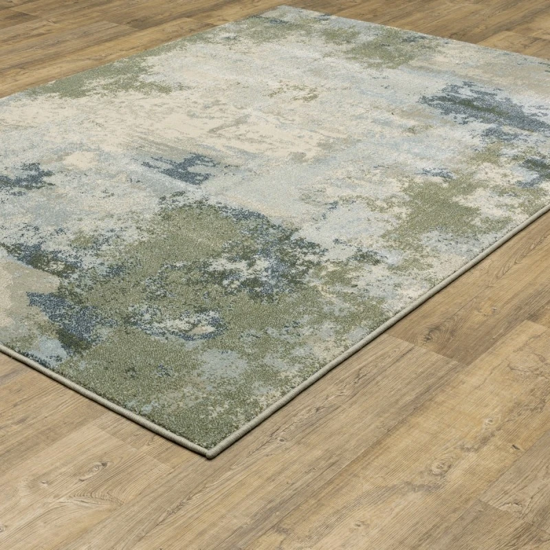 Oriental Weavers Area Rug Branson BR08A Blue 5' 3" X  7' 3"