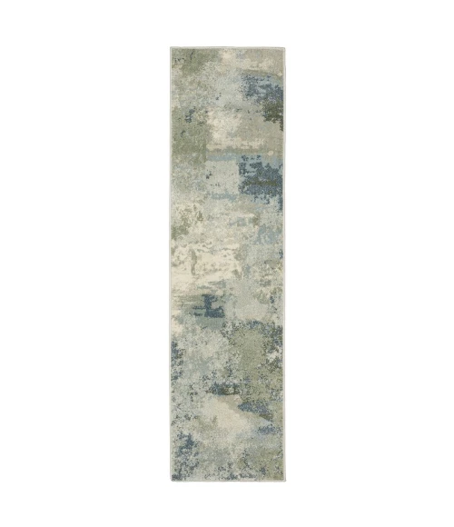 Oriental Weavers Area Rug Branson BR08A Blue 1'10" X  7' 3" Runner