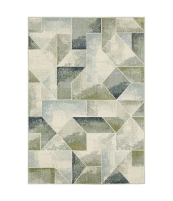 Oriental Weavers Branson Br10A Blue/ Green Area Rug 6 ft. 7 in. X 9 ft. 2 in. Rectangle