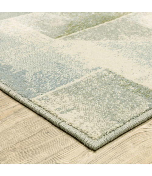 Oriental Weavers Area Rug Branson BR10A Blue 6' 7" X  9' 2"