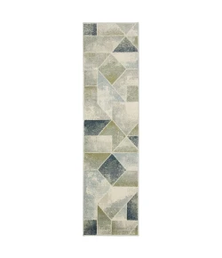 Oriental Weavers Branson Br10A Blue/ Green Area Rug 1 ft. 10 in. X 7 ft. 3 in. Runner