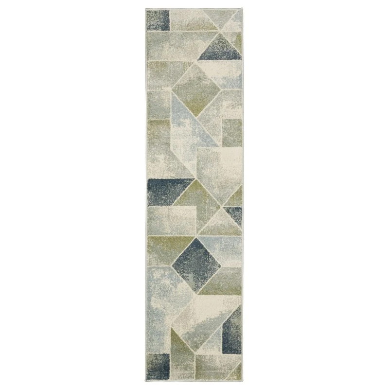 Oriental Weavers Area Rug Branson BR10A Blue 6' 7" X  9' 2"