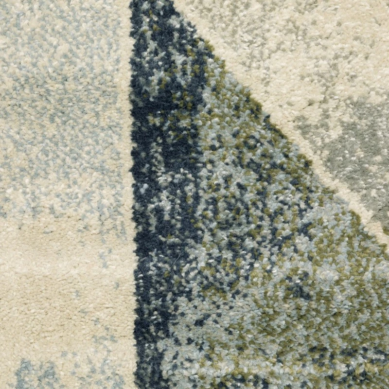 Oriental Weavers Area Rug Branson BR10A Blue 6' 7" X  9' 2"