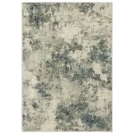 Oriental Weavers Branson Br12A Beige/ Blue Area Rug 5 ft. 3 in. X 7 ft. 3 in. Rectangle