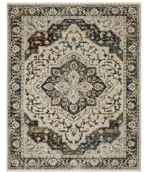 Oriental Weavers CAPELLA cap12 Beige/Multi Rug 3'3X5'