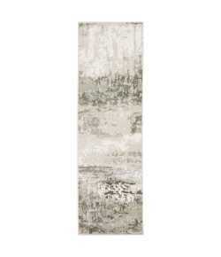 Oriental Weavers Caravan 2061W Beige/ Green Area Rug 2 ft. 3 in. X 7 ft. 6 in. Runner