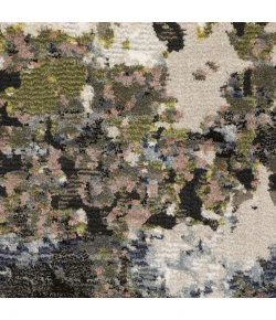 Oriental Weavers Caravan 502Z8 Grey/ Green Area Rug 6 ft. 7 in. X 9 ft. 6 in. Rectangle